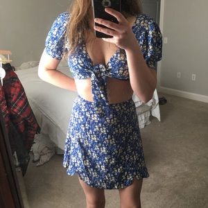 For Love & Lemons Zamira Skirt Set